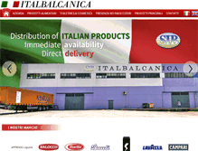 Tablet Screenshot of italbalcanica.com